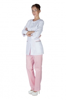 ЕВРОПА, медицинский костюм женский белый купить