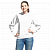 Белая толстовка SWEATSHIRT